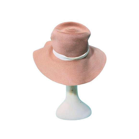 Vintage 1970s Sun Hat Tan Floppy Beach Doree of New York | 22 - Picture 9 of 10